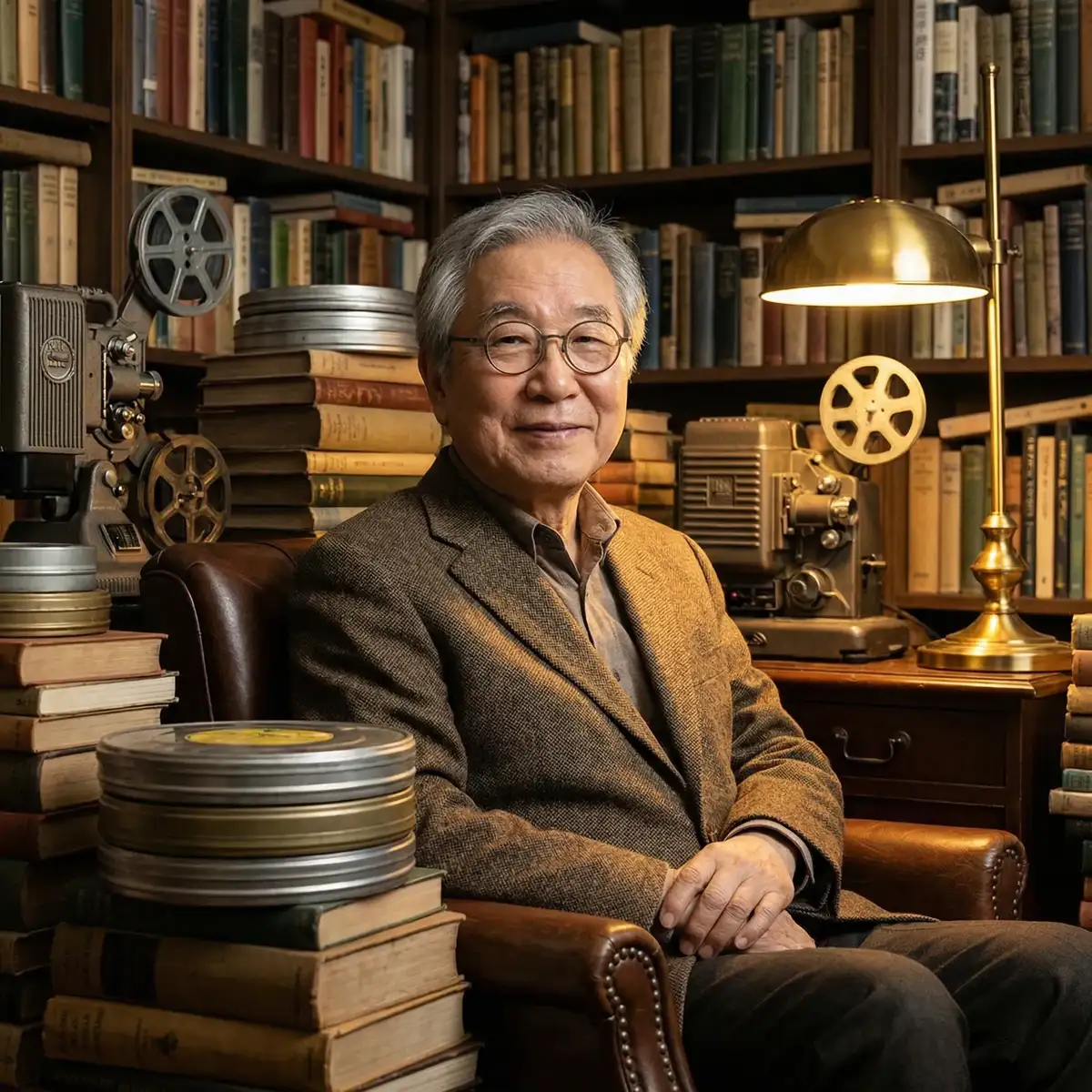 亚洲伦理片库馆长肖像 - 黑润润 研究学者